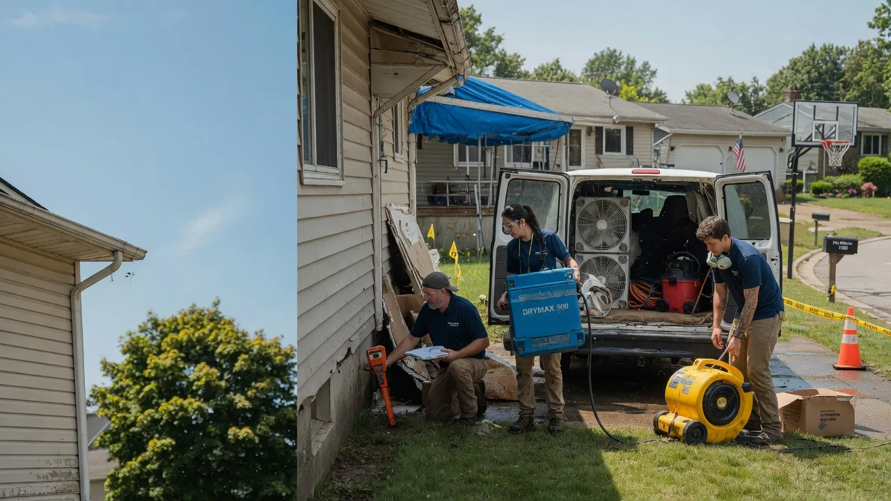 Ceiling Leak Cleanup in East Liberty, OH near me